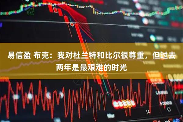 易信盈 布克：我对杜兰特和比尔很尊重，但过去两年是最艰难的时光