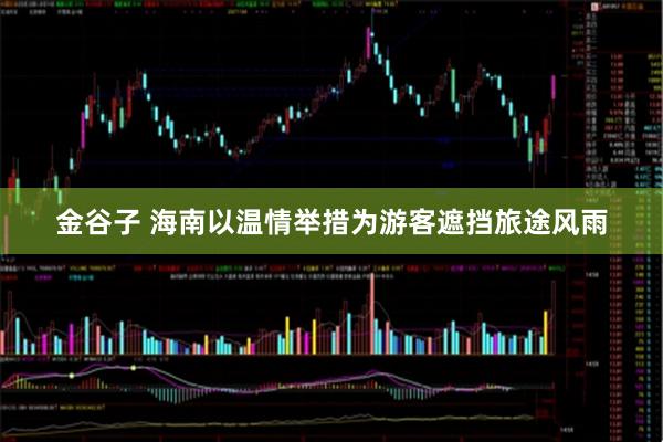 金谷子 海南以温情举措为游客遮挡旅途风雨